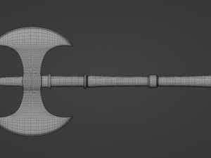 battle axe - labrys Modelo 3D
