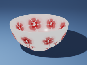flower bowl 3D Model