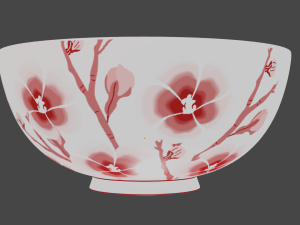 flower bowl 3D Model
