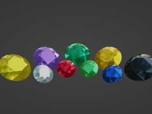 gemstones 3D Model