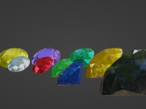 gemstones 3D Model