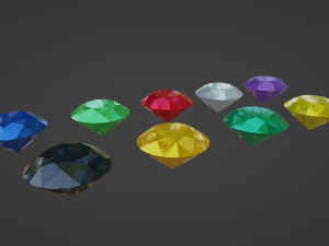 gemstones 3D Model