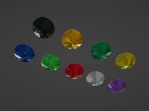 gemstones 3D Model