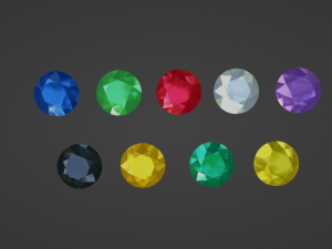 gemstones 3D Model