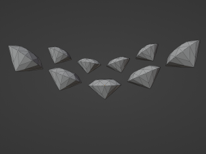 gemstones 3D Model