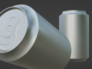 aluminum soda can 3D Model