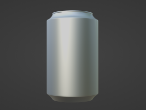 aluminum soda can Modelo 3D