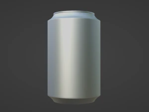 aluminum soda can 3D Model