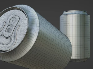 aluminum soda can 3D Model