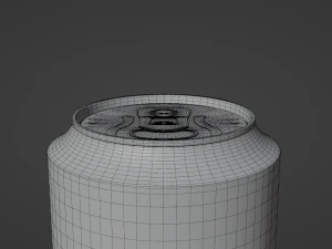 aluminum soda can 3D Model