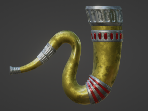 battle horn CG Textures