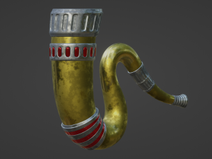 battle horn CG Textures