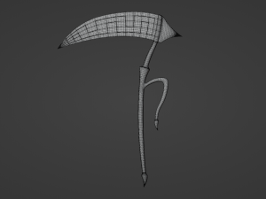 fantasy scythe 3D 模型