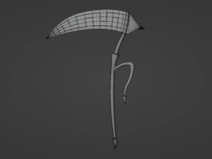 fantasy scythe 3D Model