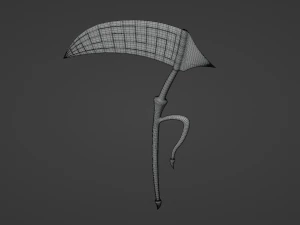 fantasy scythe 3D Model