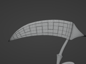 fantasy scythe 3D 模型