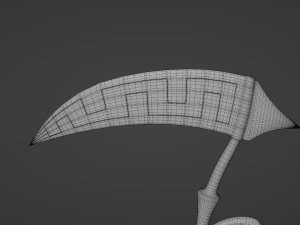 fantasy scythe 3D Model