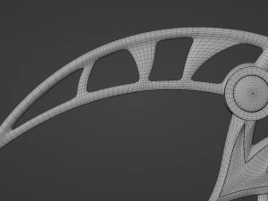 grim reaper scythe 3D Model