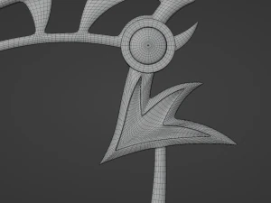 grim reaper scythe 3D Model