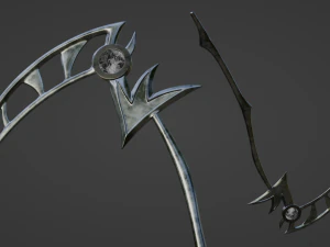 grim reaper scythe 3D Model