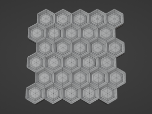 honeycomb Model 3D
