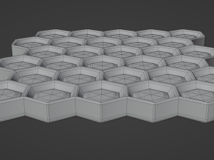 honeycomb Model 3D