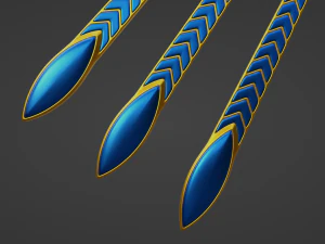 Egyptian Crook and Flail 3D Model
