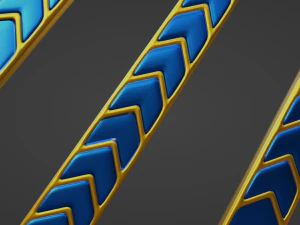 Egyptian Crook and Flail 3D Model