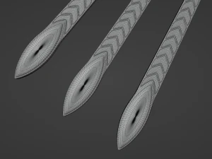Egyptian Crook and Flail 3D Model