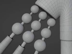 Egyptian Crook and Flail 3D Model