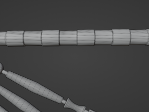 Egyptian Crook and Flail 3D 모델