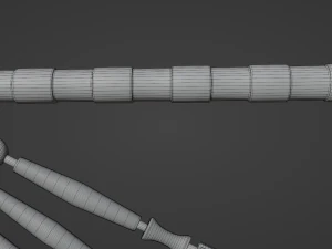 Egyptian Crook and Flail 3D Model