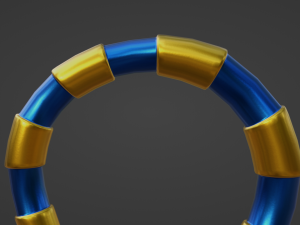 Egyptian Crook and Flail 3D 모델