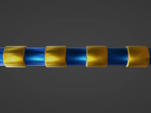 Egyptian Crook and Flail 3D Model
