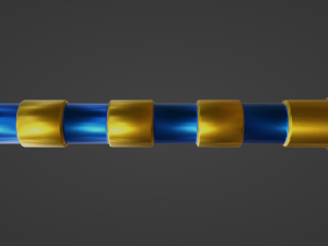 Egyptian Crook and Flail 3D 모델
