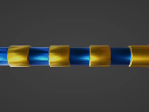 Egyptian Crook and Flail 3D Model