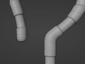 Egyptian Crook and Flail 3D Model