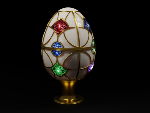 Faberg Egg 3D मॉडल