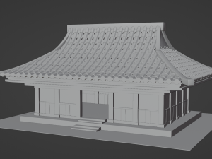 Chinese Siheyuan 3Dモデル