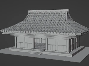 Siheyuan chinois Modèle 3D