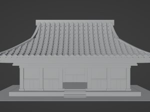 Chinese Siheyuan 3Dモデル