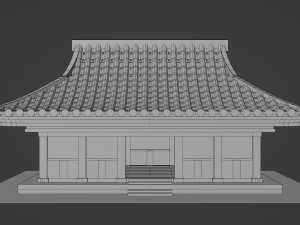 Chinese Siheyuan 3Dモデル
