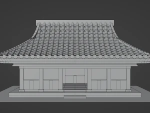 Siheyuan chinois Modèle 3D