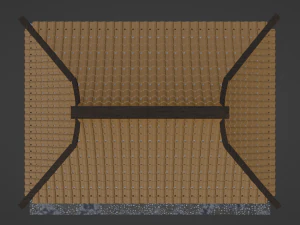 Siheyuan chinois Modèle 3D
