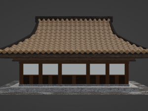 Chinese Siheyuan 3Dモデル