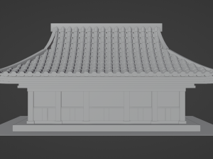 Chinese Siheyuan 3Dモデル