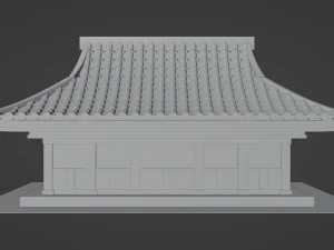 Siheyuan chinois Modèle 3D