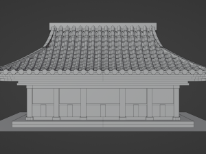 Chinese Siheyuan 3Dモデル