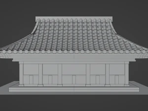 Siheyuan chinois Modèle 3D