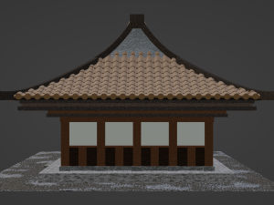 Chinese Siheyuan 3Dモデル